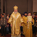В Казанском храме г. Юхнова прошло архиерейское богослужение