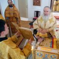 В Свято-Никольском Черноостровском женском монастыре прошло архиерейское богослужение