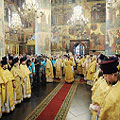 Делегация Калужской епархии приняла участие в Патриаршем богослужении в Кремле