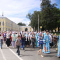 В Калуге прошел Крестный ход с «Казанской» иконой Божией Матери