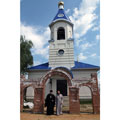 Епископ Людиновский Никита посетил приход в честь святителя Николая села Барятино
