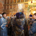 Архиерейское богослужение на праздник Рождества Пресвятой Богородицы в Свято-Пафнутьев Боровском монастыре