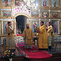 Викарий епархии епископ Никита посетил Воскресенский храм села Ульяново
