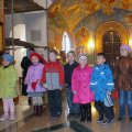 Деревня Романово: празднование детьми праздника Воскресение Христова