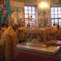 Архипастырь совершил литургию в Троицком кафедральном соборе 