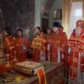 В Светлый Понедельник, митрополит Климент совершил Божественную литургию в Никольском храме Калуги
