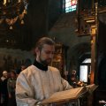 Неделя Крестопоклонная. Архиерейская литургия в Свято-Георгиевском соборе Калуги