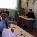 В Калужском колледже культуры состоялась встреча студентов с благочинным города Калуги