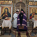 Епископ Людиновский Никита совершил Божественную литургию в храме мученика Трифона в Калуге