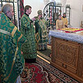 Викарий Калужской епархии совершил богослужение в храме Архистратига Божьего Михаила в Калуге