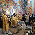 В храме в честь великомученика Георгия в Романово прошло праздничное богослужение