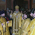 Митрополит Климент совершил Божественную литургию в Свято-Пафнутьев Боровском монастыре