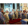 Митрополит Климент совершил Литургию и панихиду в Духосошественском кафедральном соборе г. Саратова