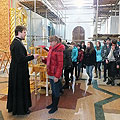 Калужская школа №25 посетила Медынский храм св. влкмч. Георгия