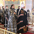 Среда первой седмицы: митрополит Климент совершил литургию Преждеосвященных Даров в Троицком соборе