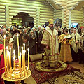 епископ Людиновский Никита посетил храм в микрорайоне Протва
