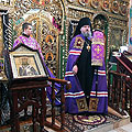 Епископ Людиновский Никита совершил воскресное всенощное бдение в храме  свв. апп. Петра и Павла Калуги