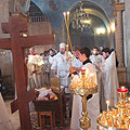 Епископ Людиновский Никита совершил Божественную литургию в храме Жен Мироносиц Калуги