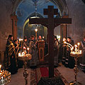 Епископ Людиновский Никита совершил вечерню с чином Пассии в храме Жен Мироносиц Калуги