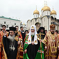 В День славянской письменности и культуры предстоятели Иерусалимской и Русской Церквей совершили молебен