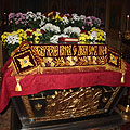 Епископ Людиновский Никита совершил вечерню с выносом Плащаницы и утреню с чином погребения Плащаницы