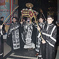 Накануне Великой субботы митрополит Климент совершил утреню с чином погребения
