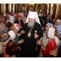 Пасхальную вечерню и утреню митрополит Климент совершил в храме святителя Николая в Калуге