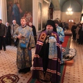 Епископ Козельский и Людиновский Никита совершил Литургию в Козельском Благовещенском храме