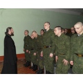 Состоялась встреча священника с военнослужащими Козельской воинской части