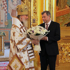 В Калужской митрополии поздравили с днем тезоименитства митрополита Калужского и Боровского Климента