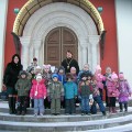 Георгиевский храм д. Романово посетила группа детей из детского сада «Солнышко»