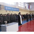 Священник Калужской епархии напутствовал сотрудников ОВД при отправке в Дагестан