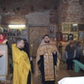 Накануне воскресного дня в храме Рождества Богородицы г. Кирова прошло всенощное бдение