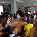 В Калужской областной детской библиотеке прошла встреча сотрудников и читателей со священником, посвященная Дню православной книги