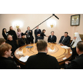 Предстоятель Русской Церкви встретился с лауреатами премии Фонда единства православных народов