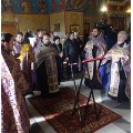 В Никитский храм г. Калуги для поклонения  принесены Святыни из Свято-Георгиевского Мещовского монастыря