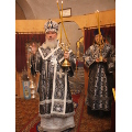 Пятница первой седмицы: митрополит Климент совершил литургию Преждеосвященных Даров в Казанском храме Юхнова