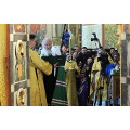 Святейший Патриарх Кирилл совершил молитву о мире на Украине