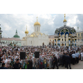 Число паломников, посетивших Свято-Троицкую Сергиеву лавру в течение дня, превысило 50 000 человек