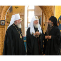 Святейший Патриарх Кирилл посетил скиты Свято-Тихоновой пустыни