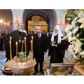 Президент России В.В. Путин посетил храм преподобного Сергия Радонежского в Царском Селе