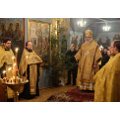 Митрополит Климент совершил всенощное бдение в Свято-Георгиевском соборе Калуги
