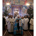 В Рождественский сочельник митрополит Климент совершил богослужение в Свято-Троицком соборе Калуги