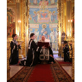 Митрополит Калужский и Боровский Климент совершил вечерню с чином прощения в Свято-Троицком кафедральном соборе