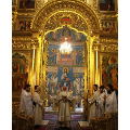 Митрополит Климент совершил Божественную литургию в Свято-Троицком соборе