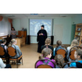 В Центральной городской детской библиотеке им. А. Гайдара состоялась встреча школьников со священником