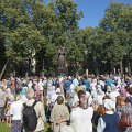 Открытие и освящение памятника святому Лаврентию Калужскому состоялось в Парке Культуры и Отдыха г. Калуги