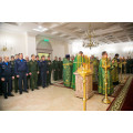 Храм преподобного Сергия Радонежского освящен в новом здании министерства обороны России