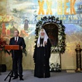 Глава государства и Предстоятель Русской Православной Церкви открыли выставку «Православная Русь» в Москве