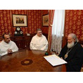 Святейший Патриарх Кирилл принял настоятеля и эконома-администратора базилики святителя Николая в Бари